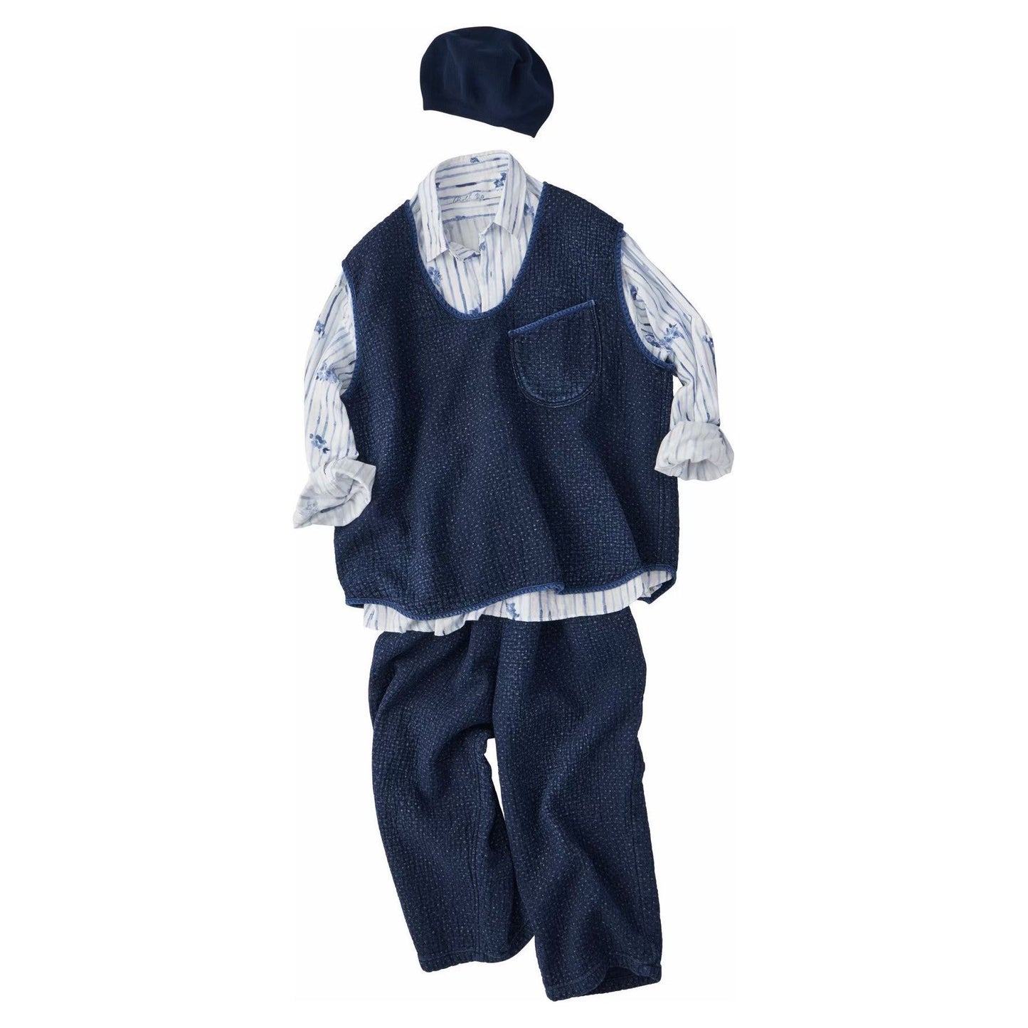 NEW SASHIKO PULLOVER VEST