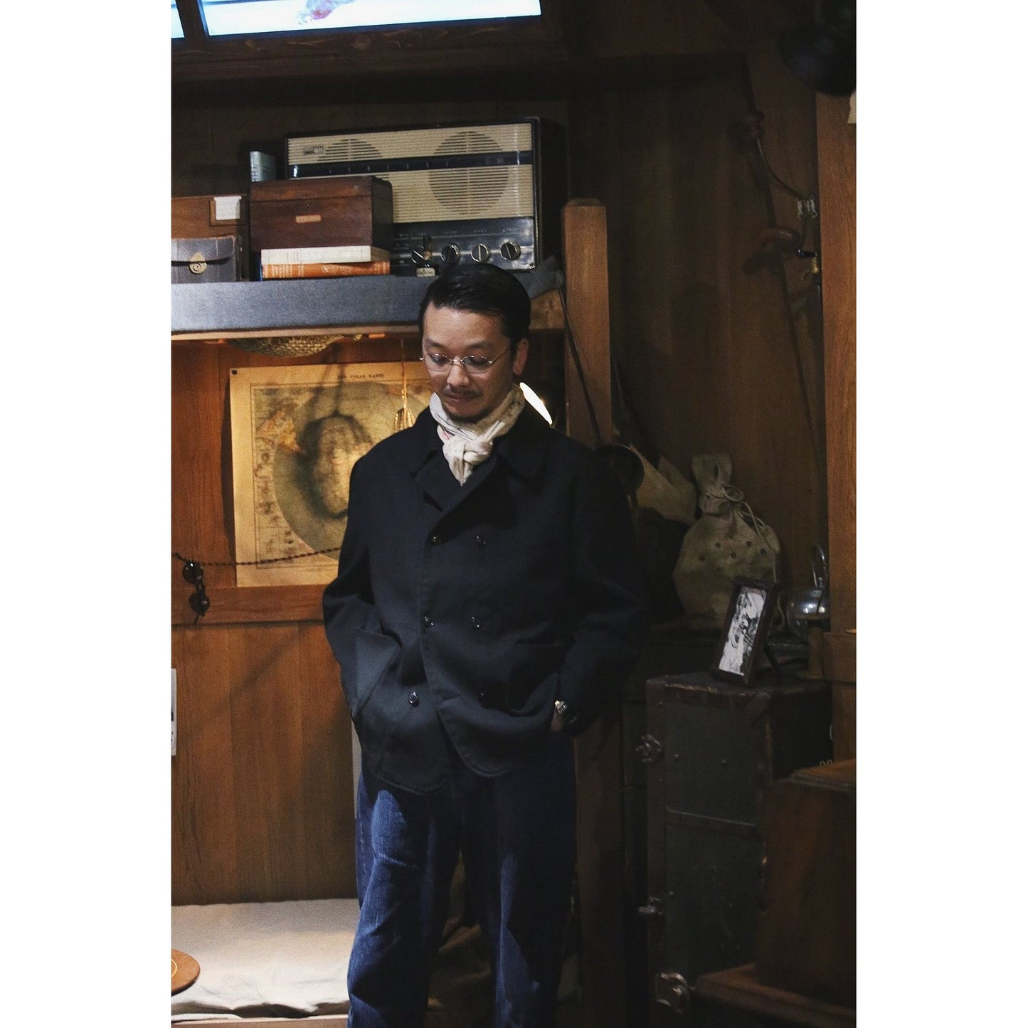 "TOKYO MARUNOUCHI EXCLUSIVE" ORGANIC COTTON DOUBLE TWILL DOUBLE JACKET