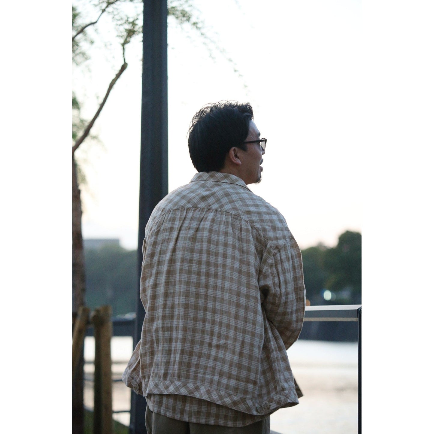 LINEN PALAKA SHORT JACKET