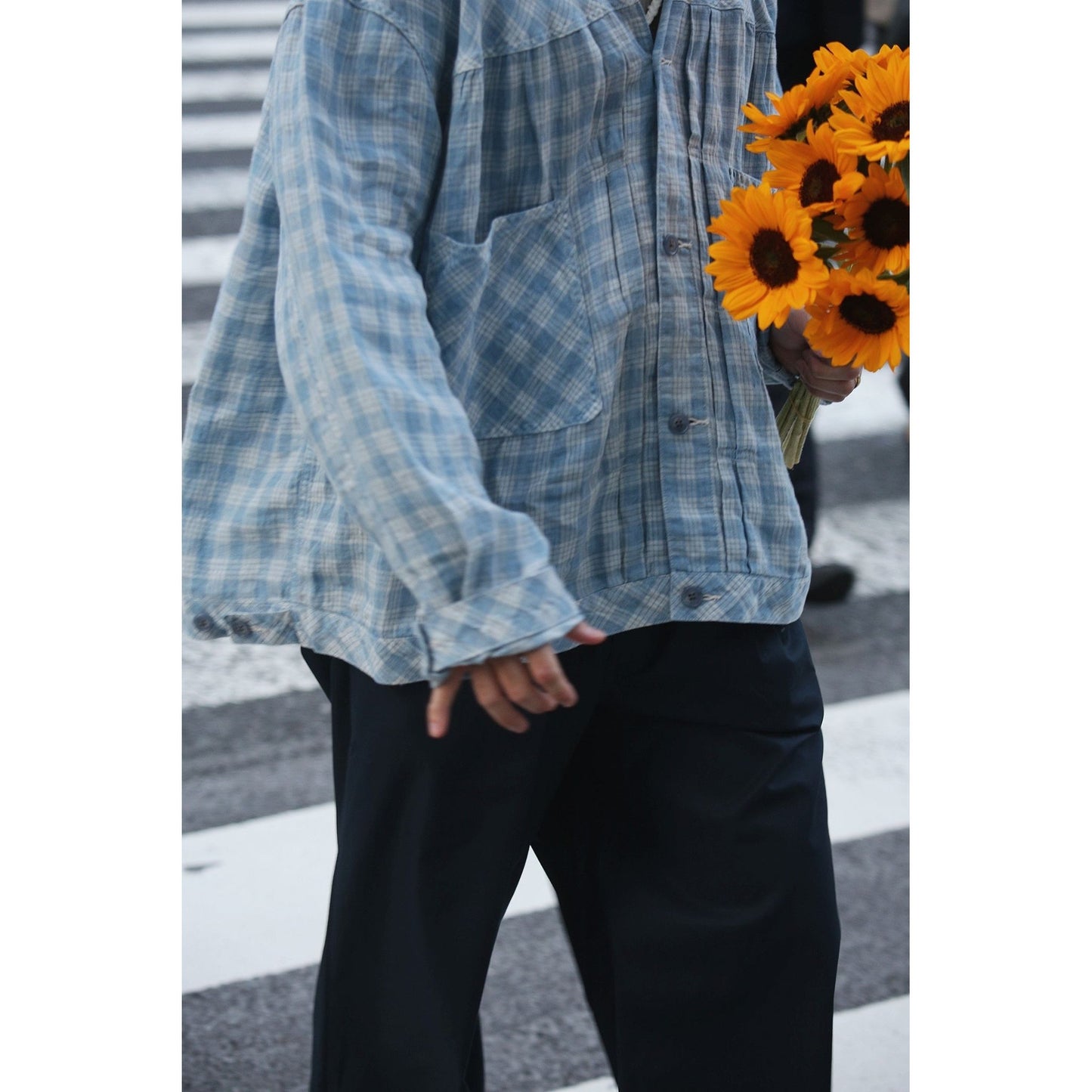 LINEN PALAKA SHORT JACKET
