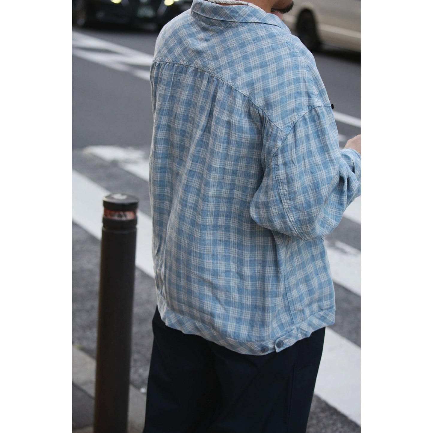 LINEN PALAKA SHORT JACKET