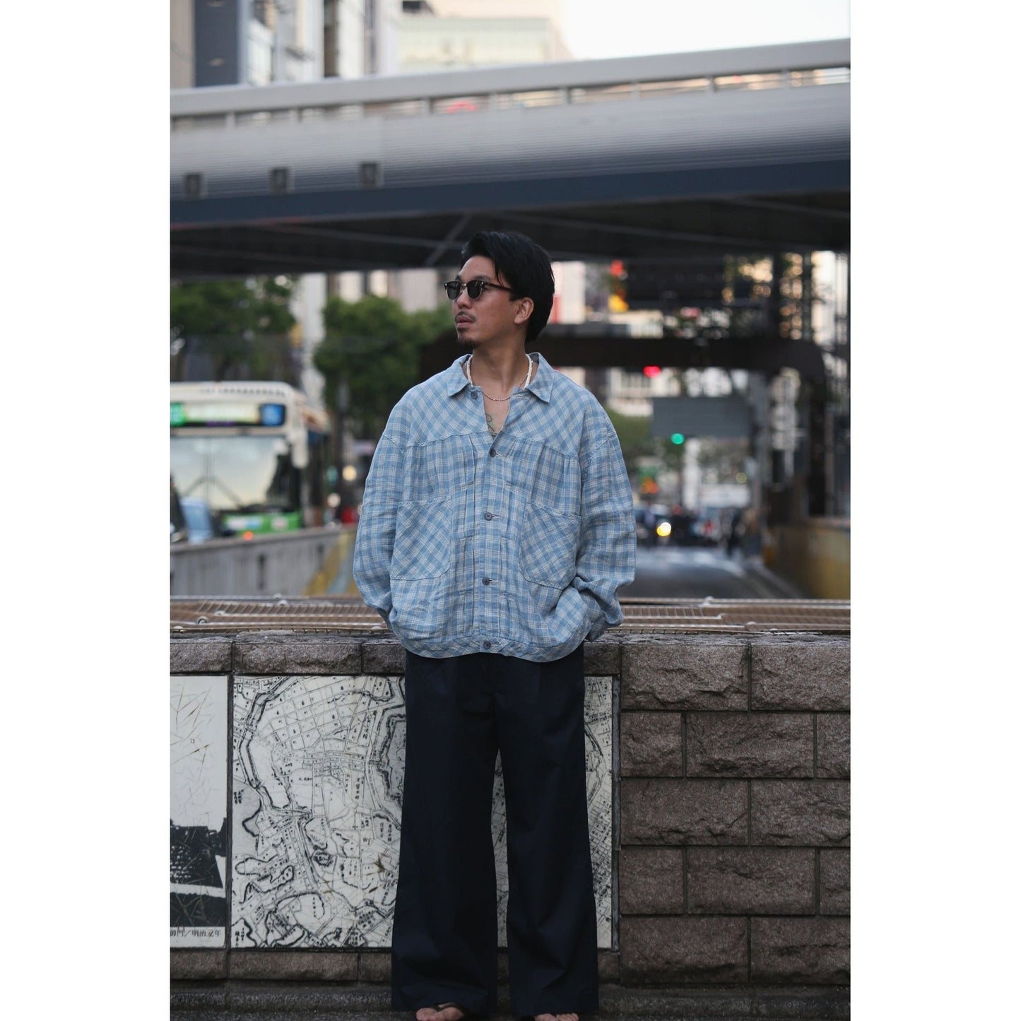 LINEN PALAKA SHORT JACKET