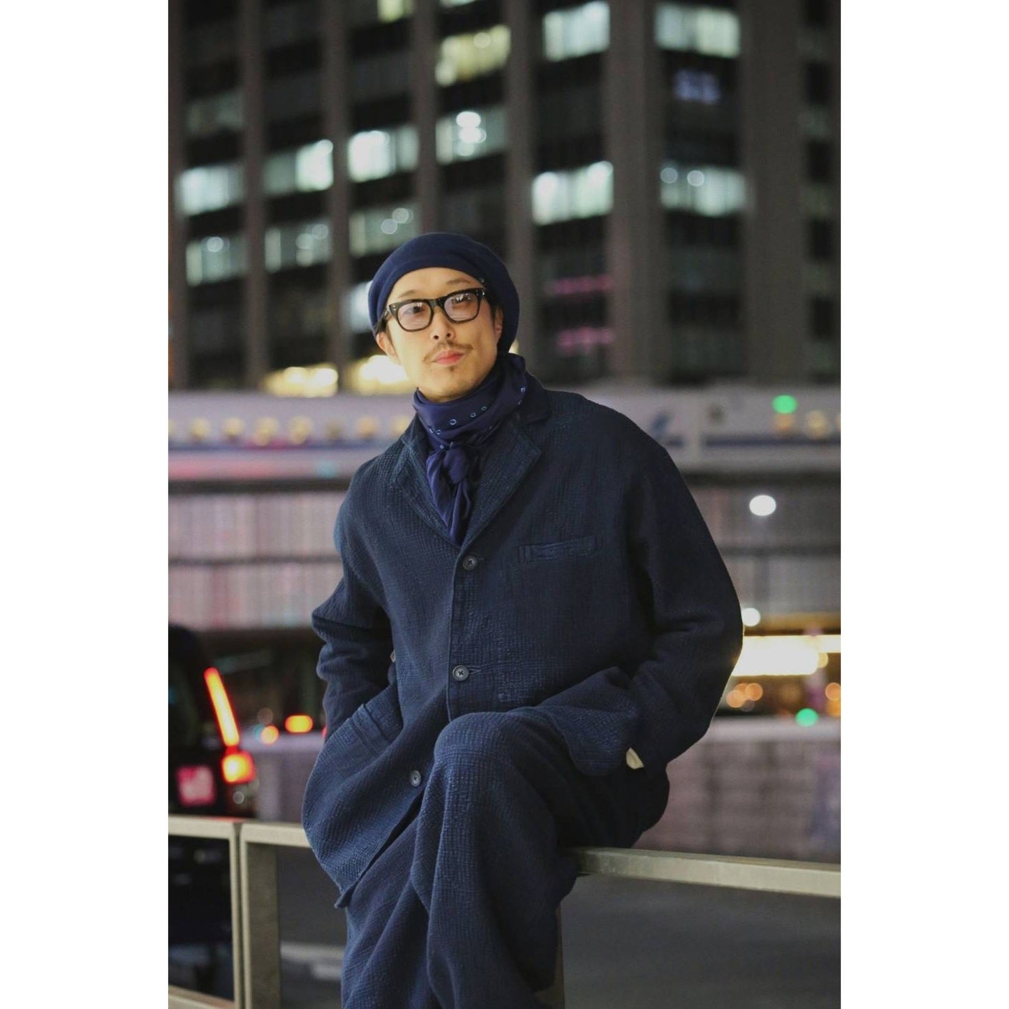 "TOKYO MARUNOUCHI EXCLUSIVE" NEW SASHIKO LIGHT MODIGLIANI JACKET