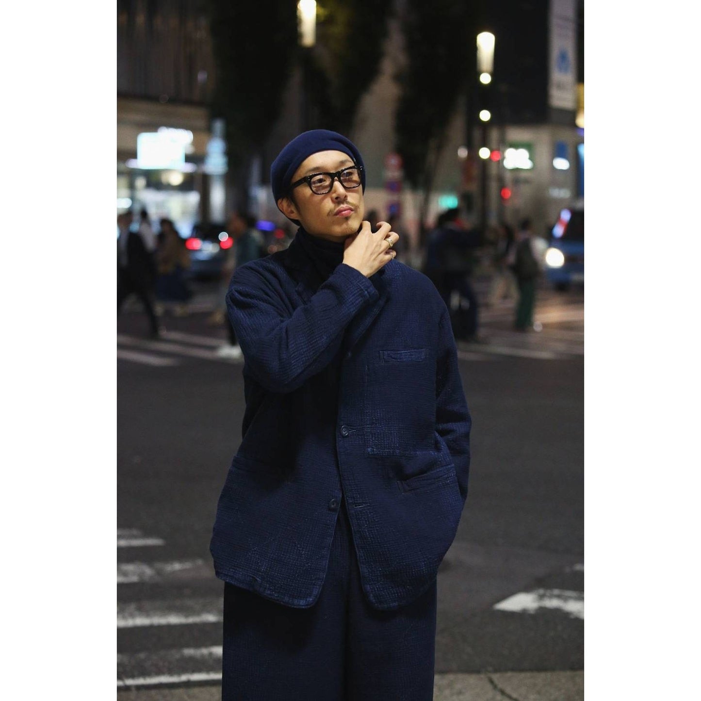 "TOKYO MARUNOUCHI EXCLUSIVE" NEW SASHIKO LIGHT MODIGLIANI JACKET
