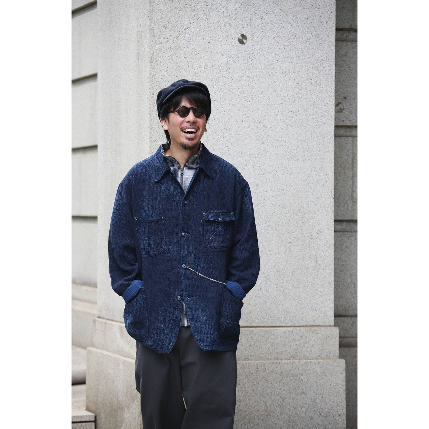 NEW SASHIKO LIGHT COVERALL JACKET