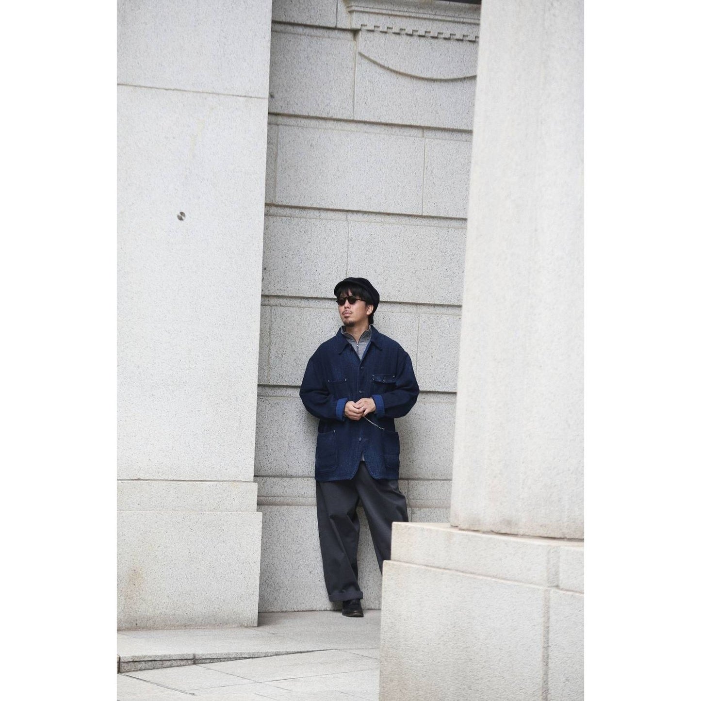 NEW SASHIKO LIGHT COVERALL JACKET