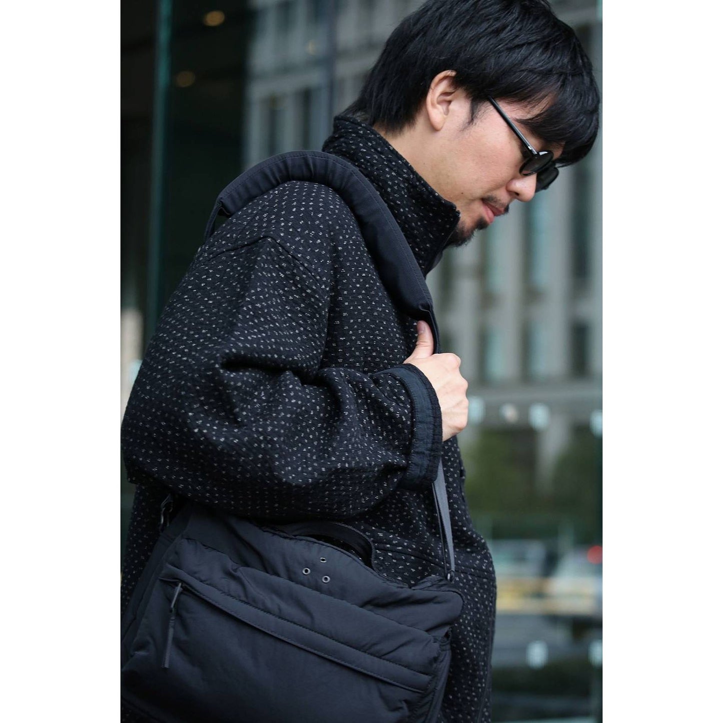 SHEEN NYLON NEWTON MINI BUSINESS SHOULDER BAG