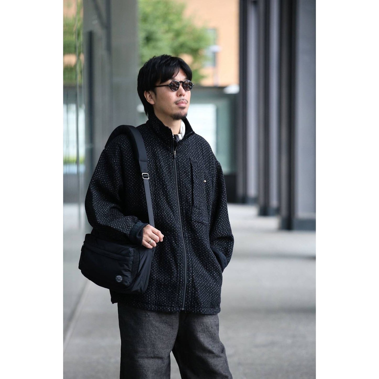 SHEEN NYLON NEWTON MINI BUSINESS SHOULDER BAG