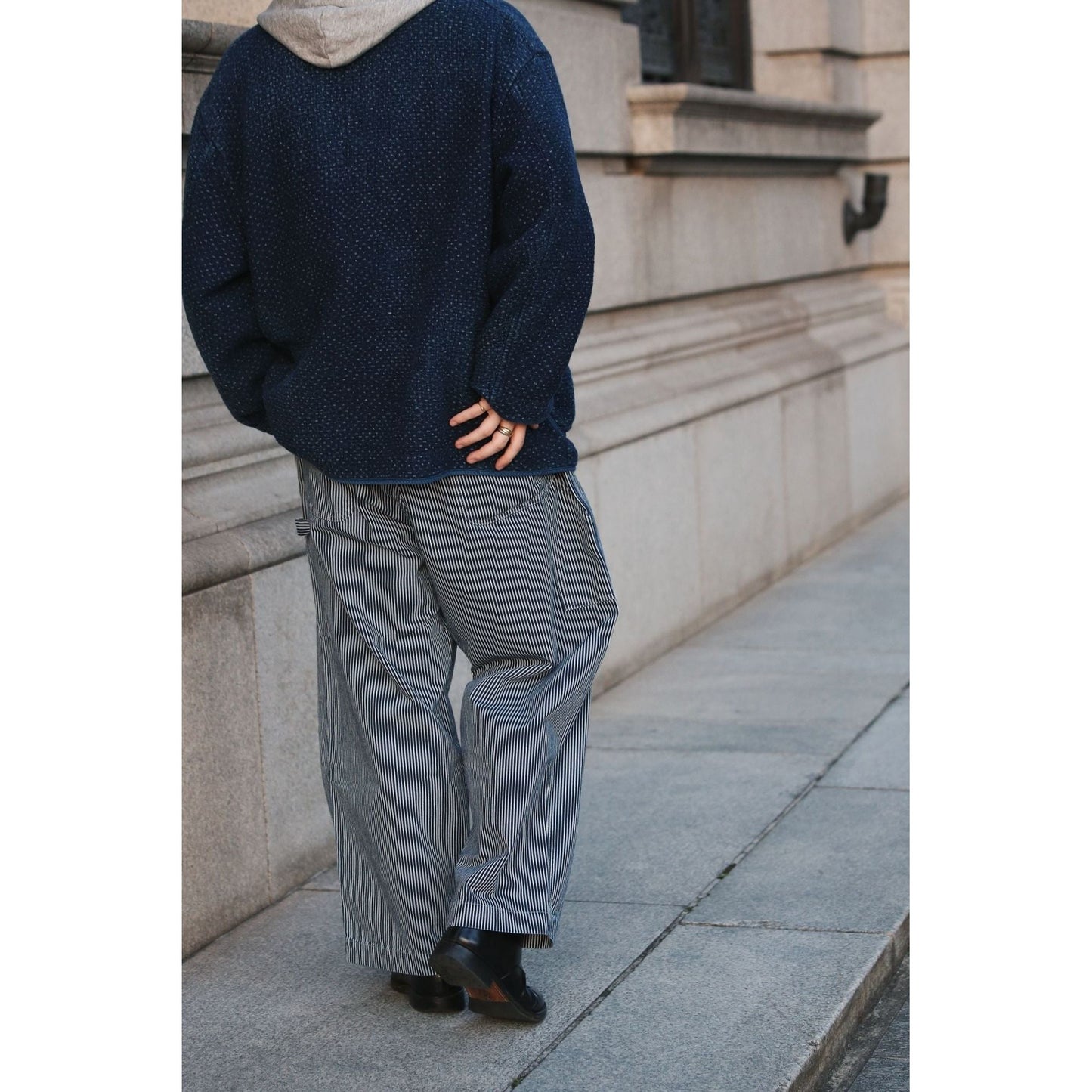 STEINBECK HICKORY STRIPE PAINTER PANTS