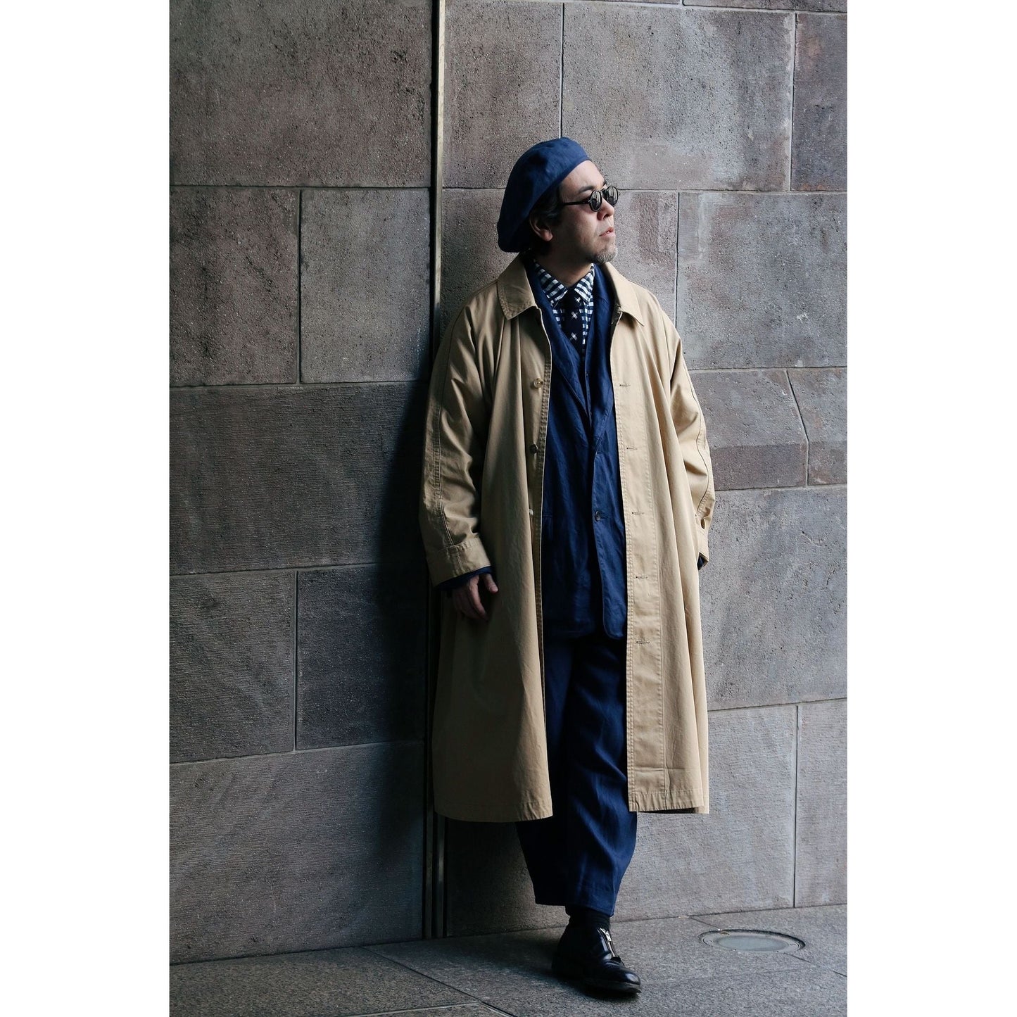 ERNEST GABARDINE SWING COAT
