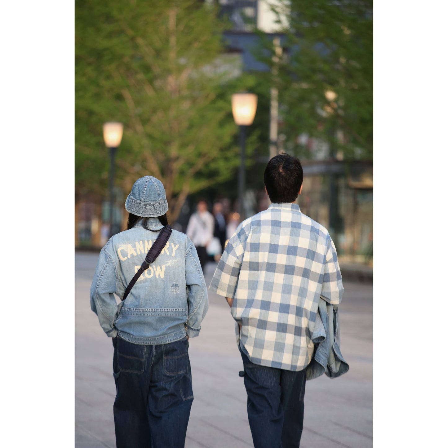 H/W INDIGO CHECK BEAT WRITER SHIRT