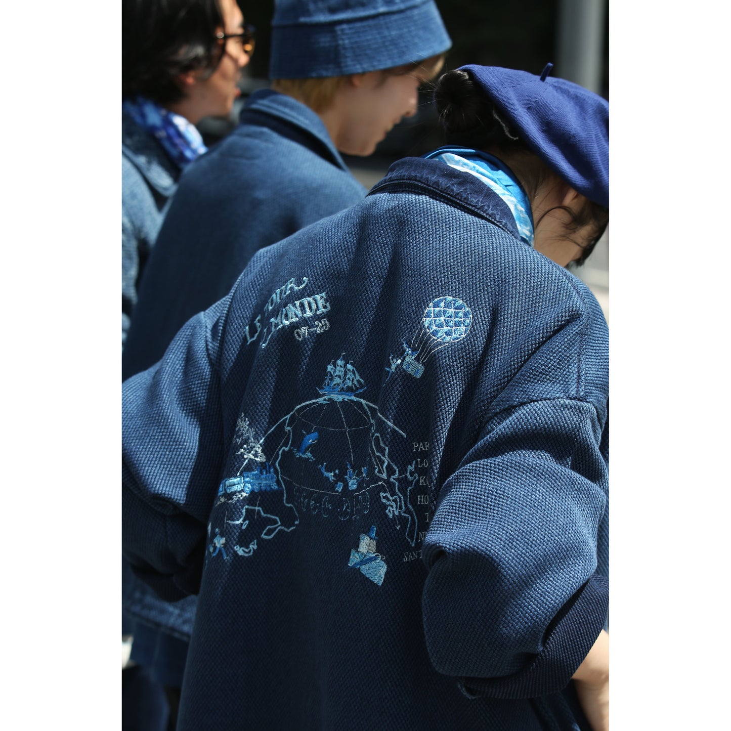 PC KENDO ZIP UP JACKET EMBROIDERY (LE TOUR DU MONDE)