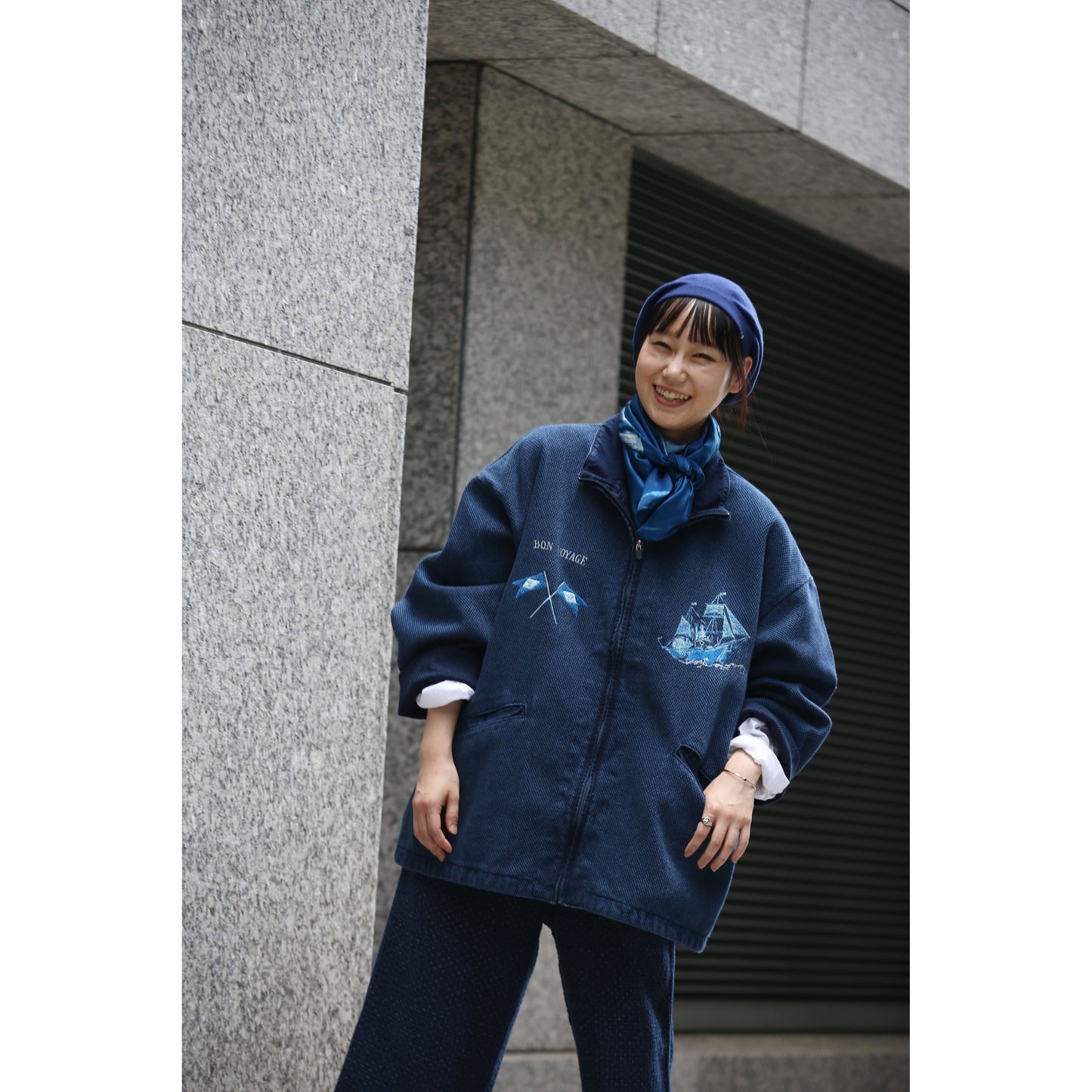 PC KENDO ZIP UP JACKET EMBROIDERY (LE TOUR DU MONDE)