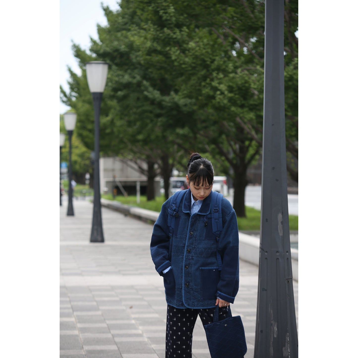 PC KENDO MINI TOTE BAG W/SILVER CHARM