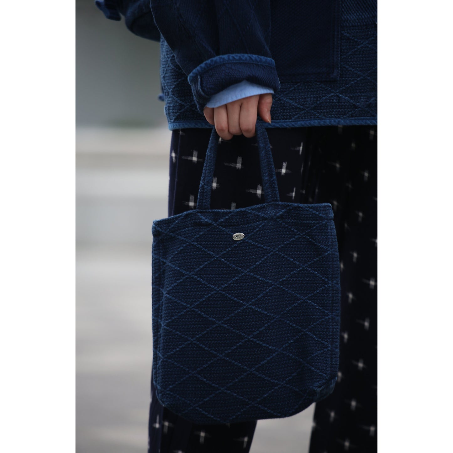 PC KENDO MINI TOTE BAG W/SILVER CHARM