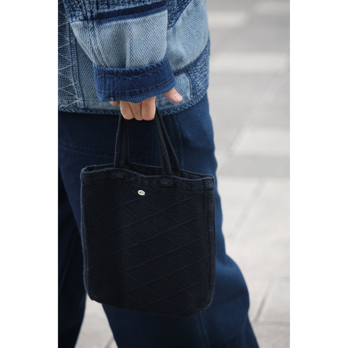 PC KENDO MINI TOTE BAG W/SILVER CHARM