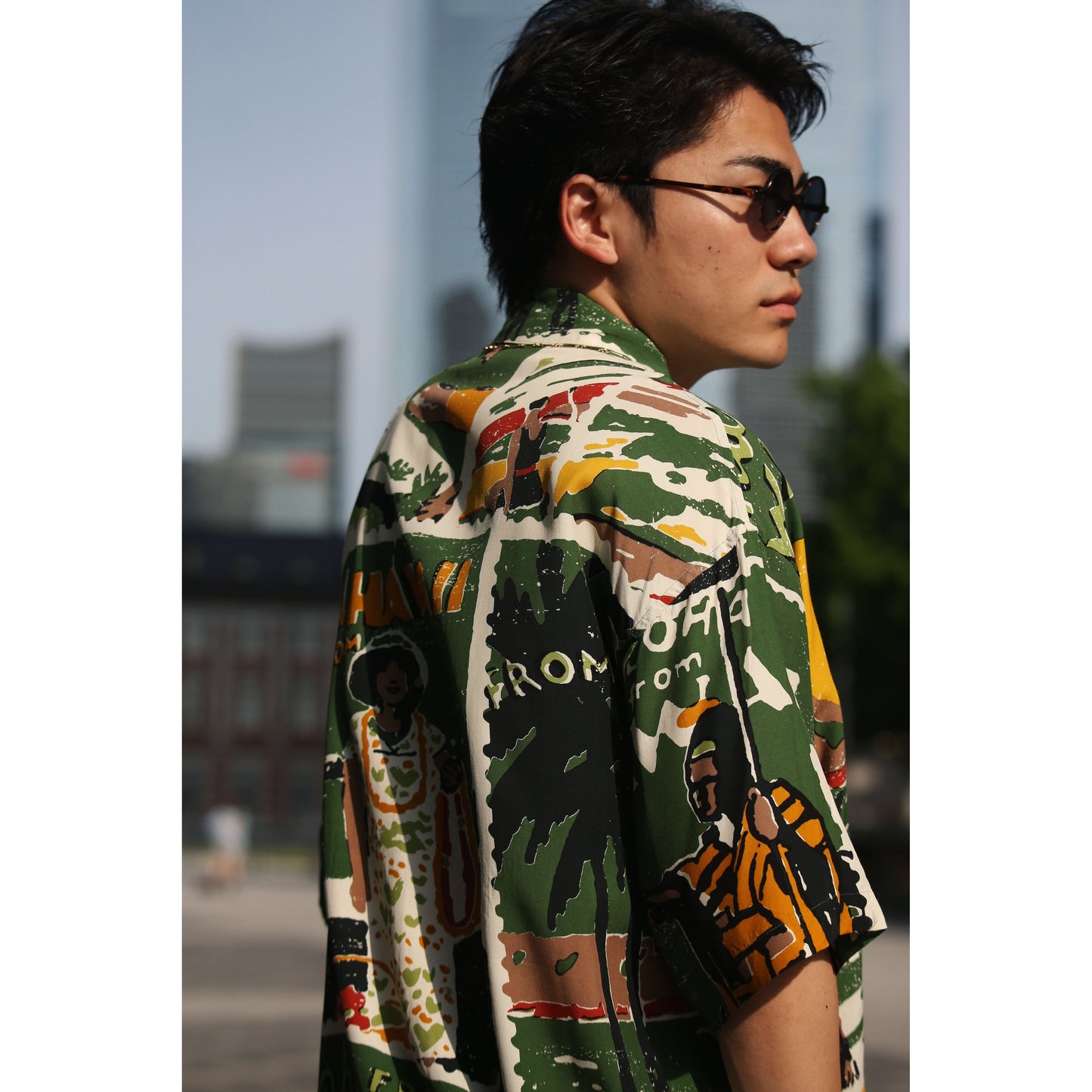 HAWAIIAN OUTDOOR ALOHA SHIRT