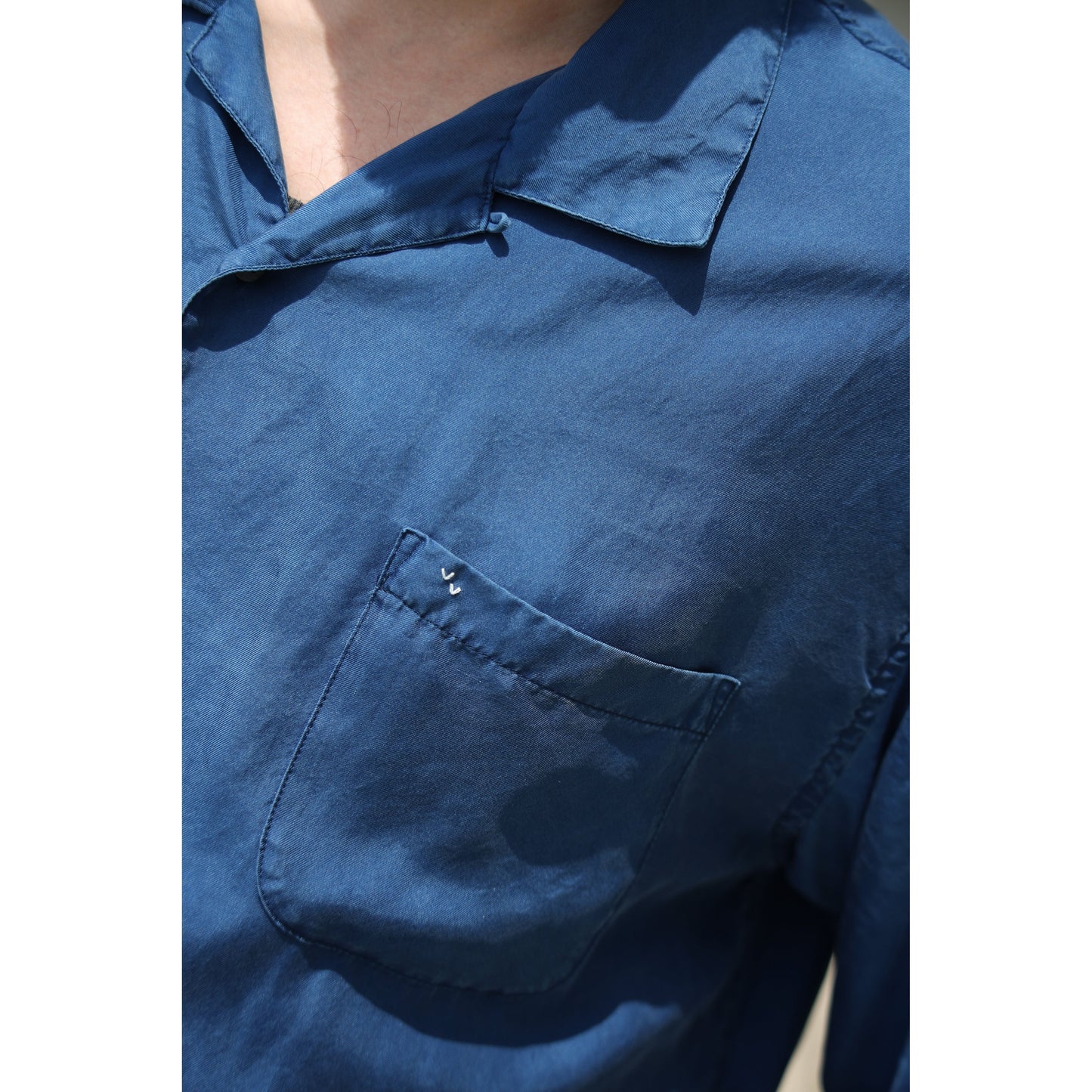 H/W INDIGO SILK SHIRT