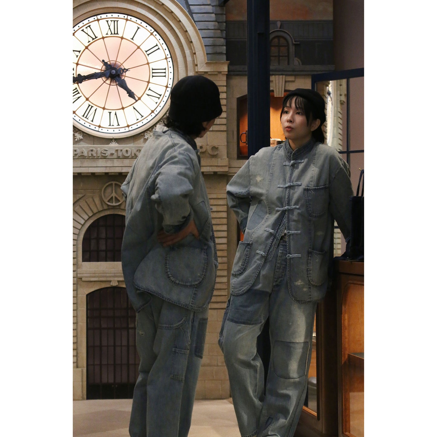CANNERY ROW DENIM CHINESE JACKET