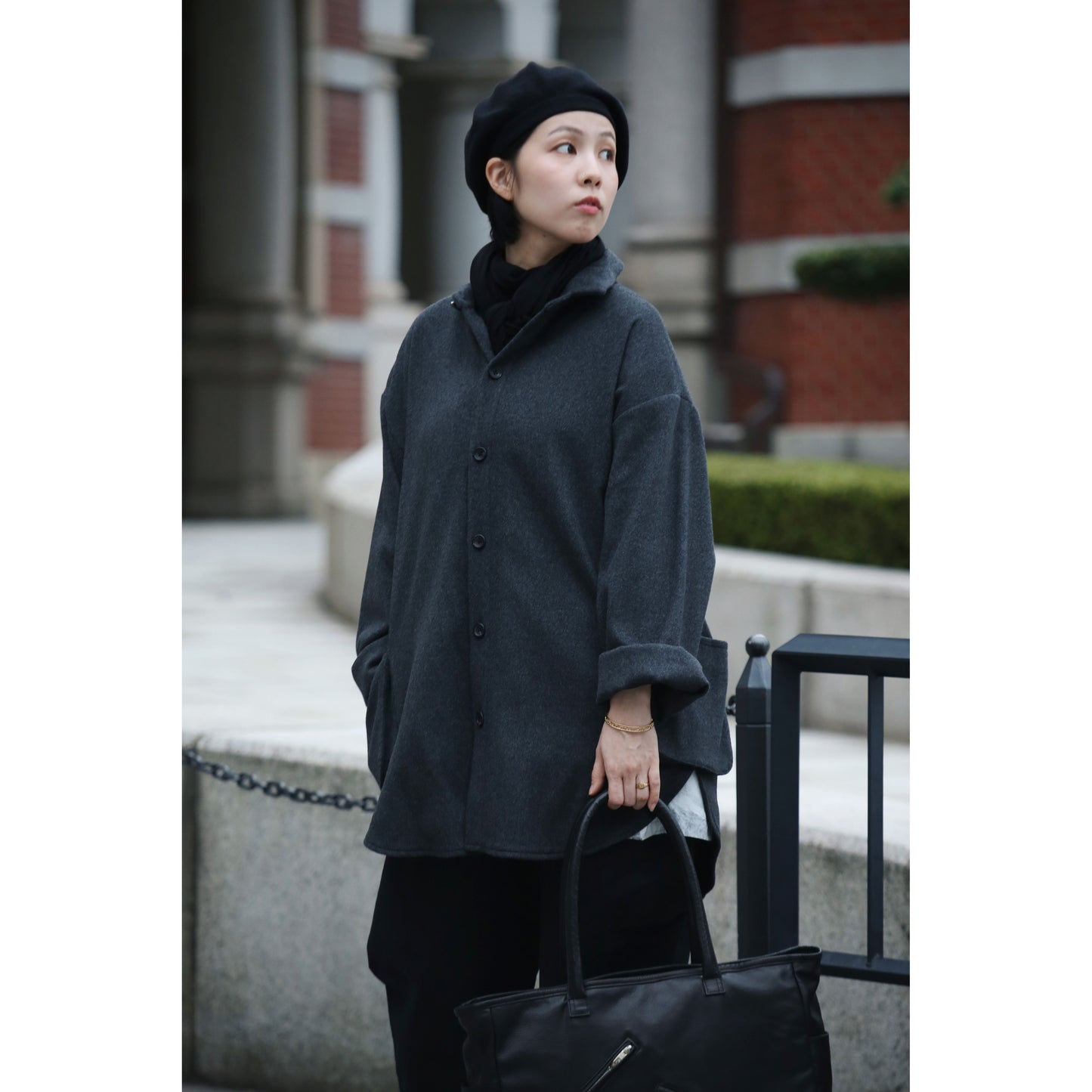 CASHMERE SHIRT JACKET(BABY CASH)
