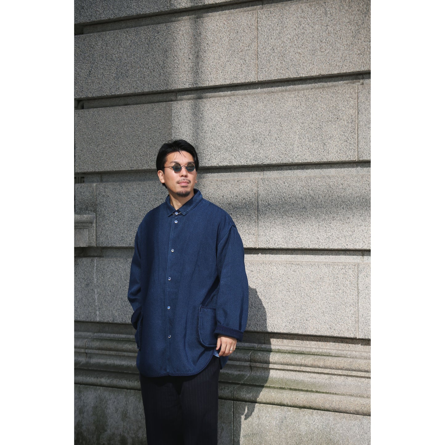PC KENDO SHIRT JACKET W/LAPIS & SILVER (LIMITED)