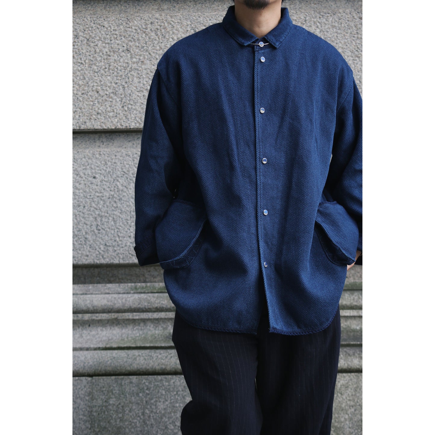 PC KENDO SHIRT JACKET W/LAPIS & SILVER (LIMITED)
