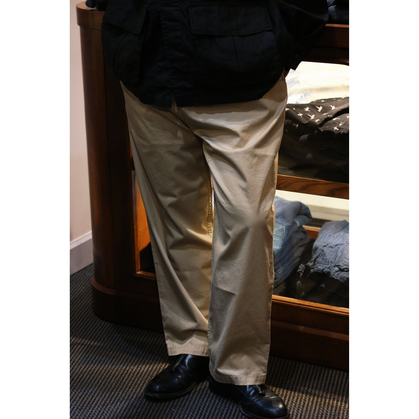 GABARDINE PEACE PANTS