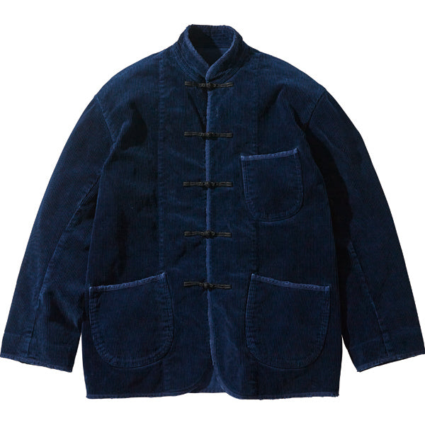 CORDUROY CHINESE JACKET-WATCH CHAIN ITEM