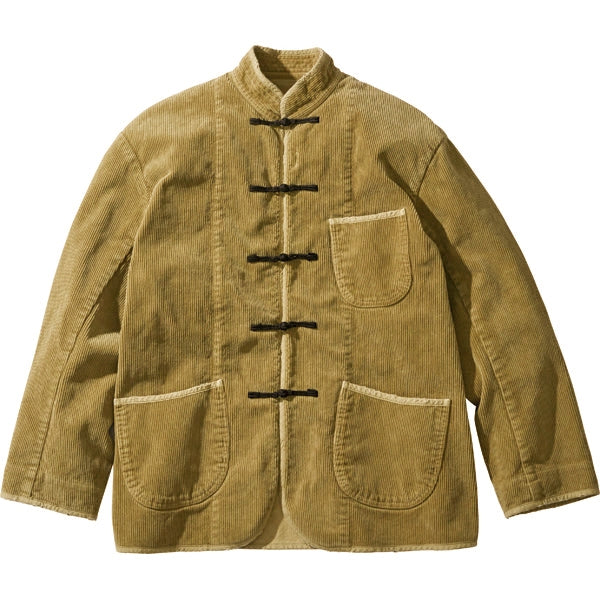 CORDUROY CHINESE JACKET-WATCH CHAIN ITEM