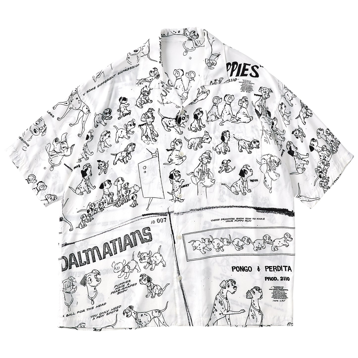 DISNEY MS / PC ALOHA COLLECTION ALOHA SHIRT / 101 DALMATIANS