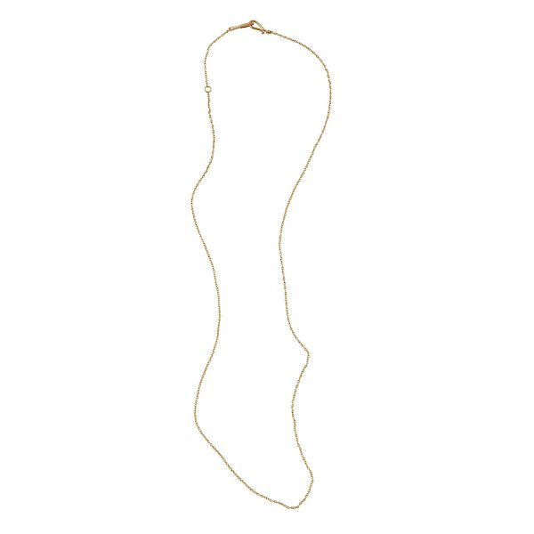 GOLD NEEDLE NECKLACE