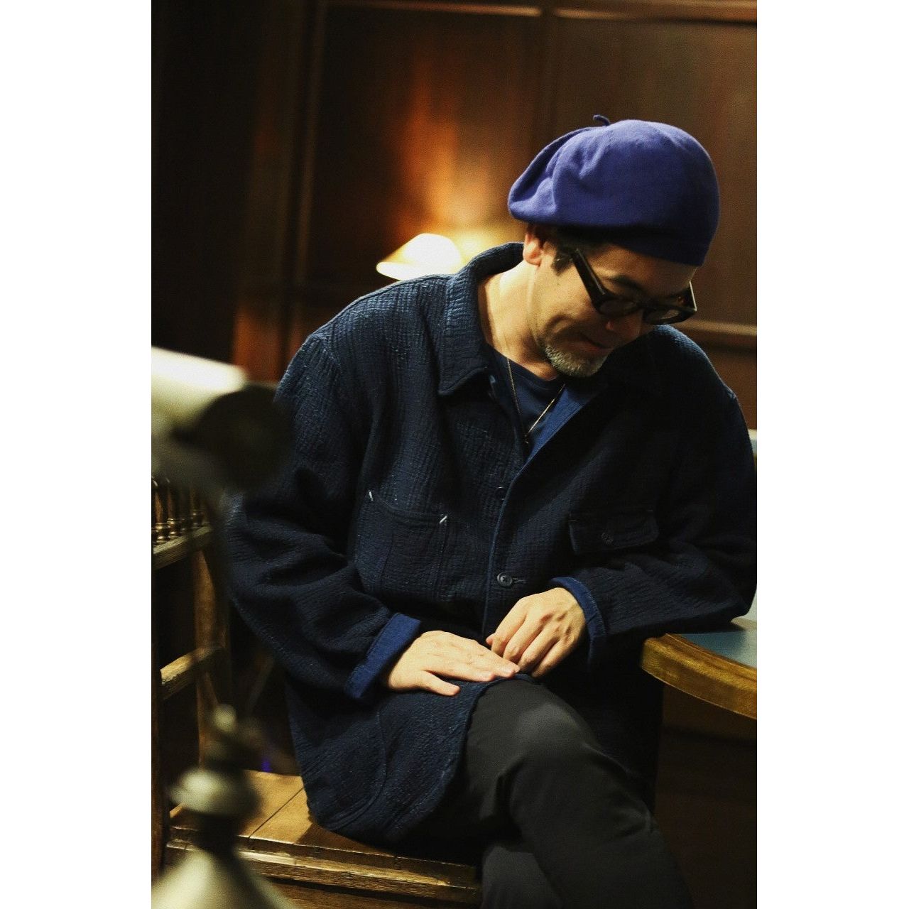 NEW SASHIKO LIGHT COVERALL JACKET
