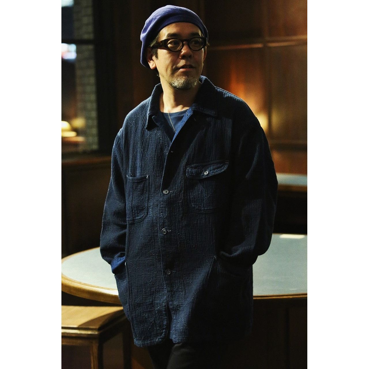 NEW SASHIKO LIGHT COVERALL JACKET