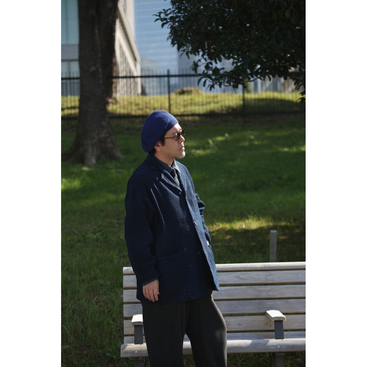 "TOKYO MARUNOUCHI EXCLUSIVE" NEW SASHIKO LIGHT MODIGLIANI JACKET