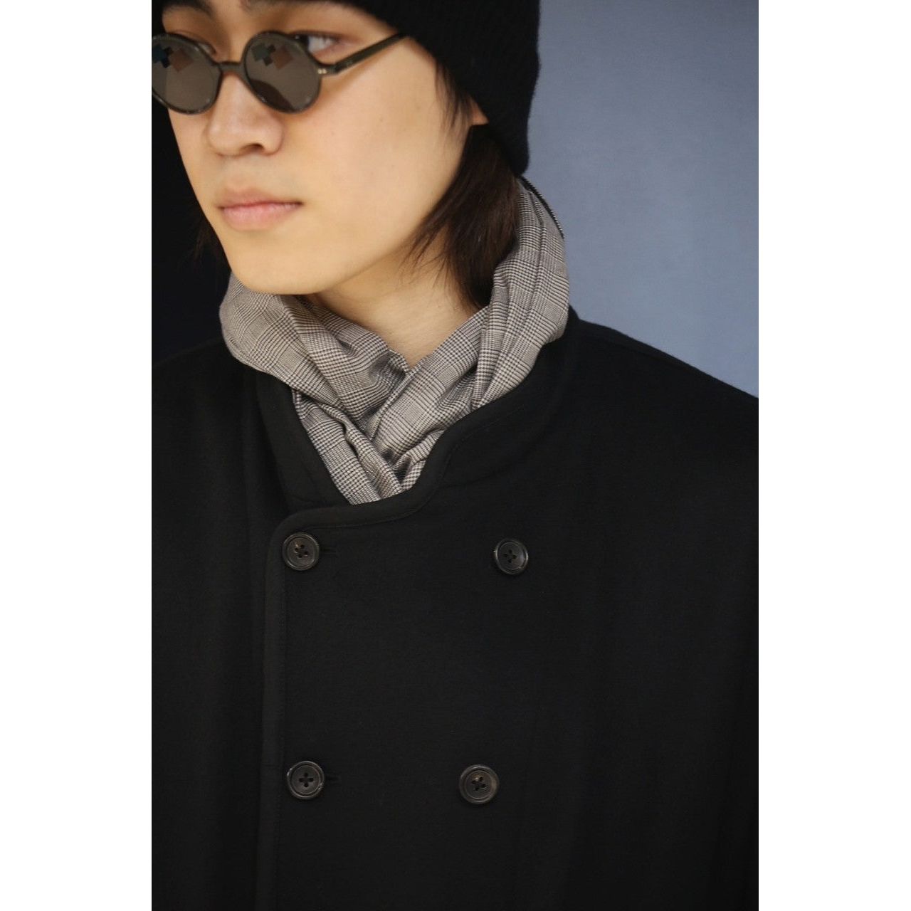 CASHMERE SHORT RIDERS JACKET (BABY CASH)
