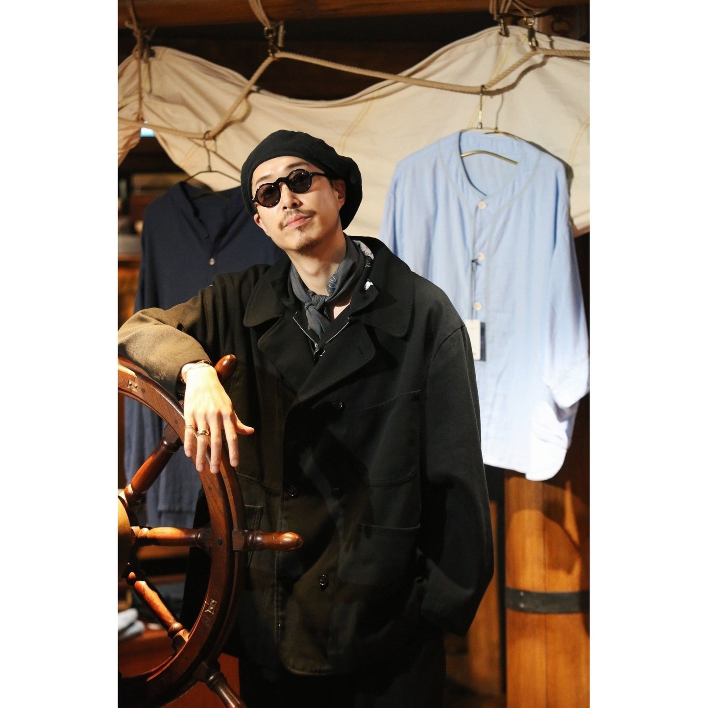"TOKYO MARUNOUCHI EXCLUSIVE" ORGANIC COTTON DOUBLE TWILL DOUBLE JACKET