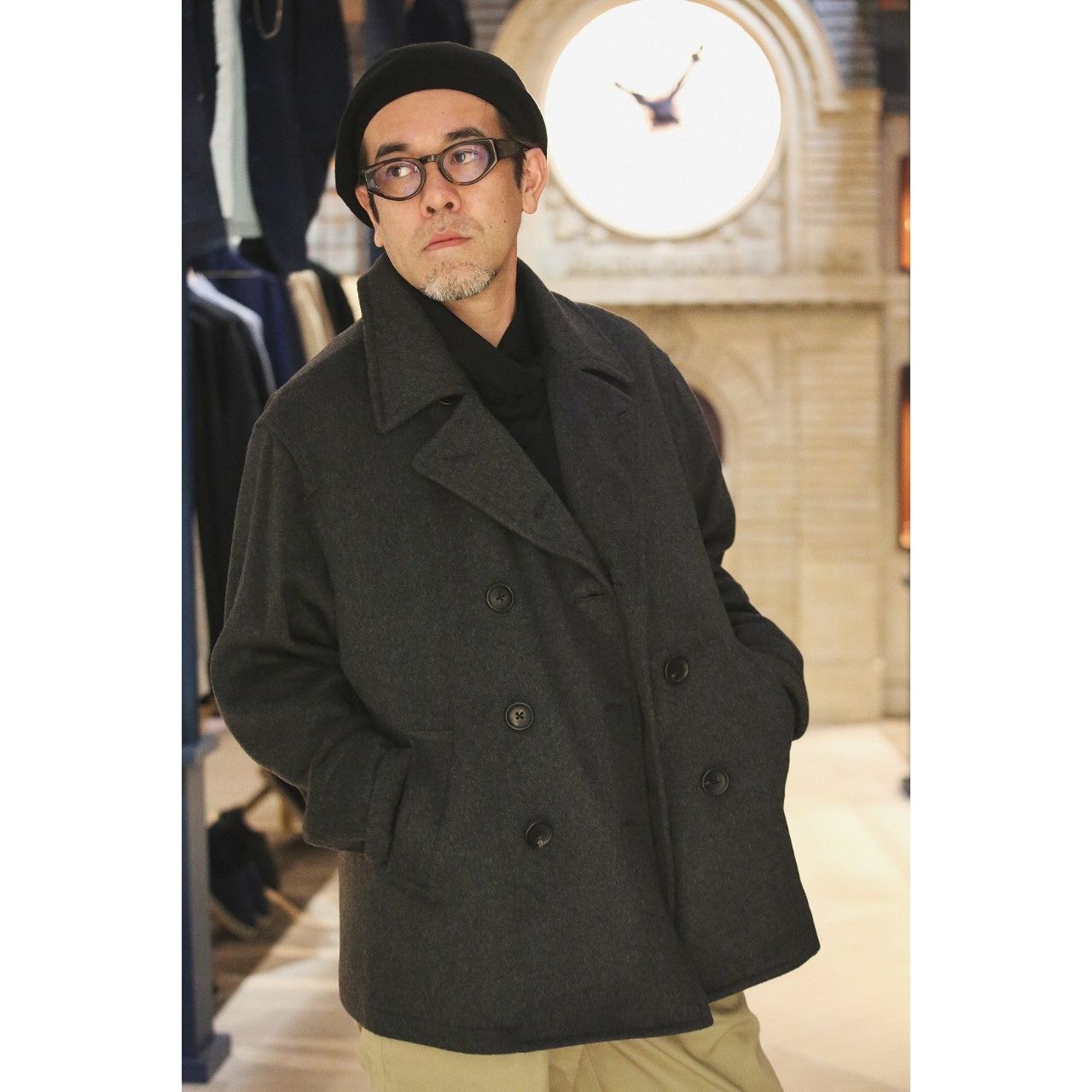 CASHMERE PEA COAT (BABY CASH)