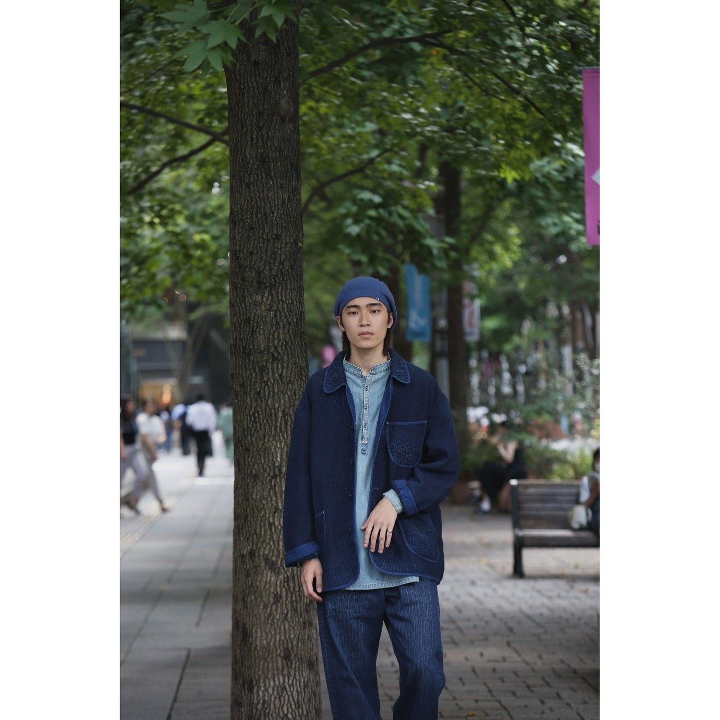NEW SASHIKO LIGHT FRENCH JACKET WATCH CHAIN ITEM