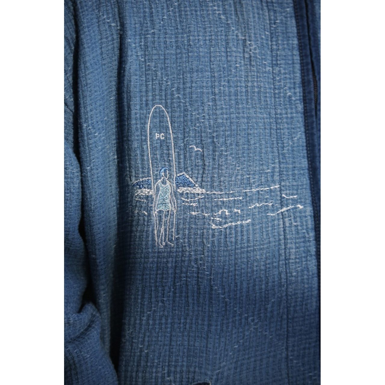NEW SASHIKO LIGHT OLD HAWAII ZIP UP JACKET