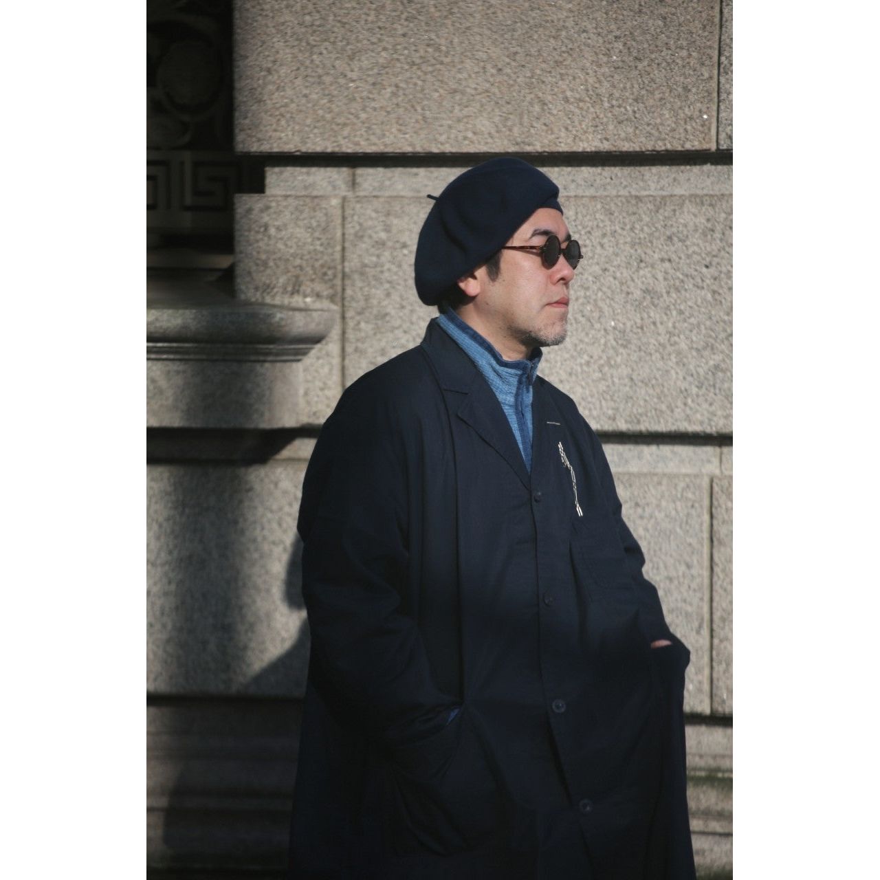 GABARDINE LAB COAT