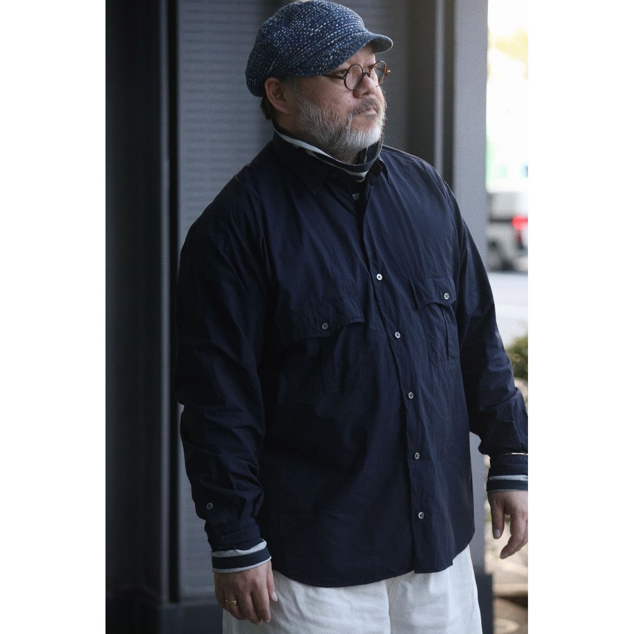 ROLL UP COTTON SHIRT