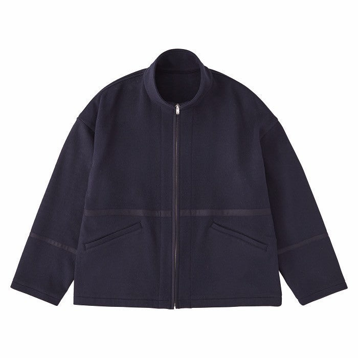 CASHMERE ZIP UP JACKET W/SILVER ZIPPER (BABY CASH)