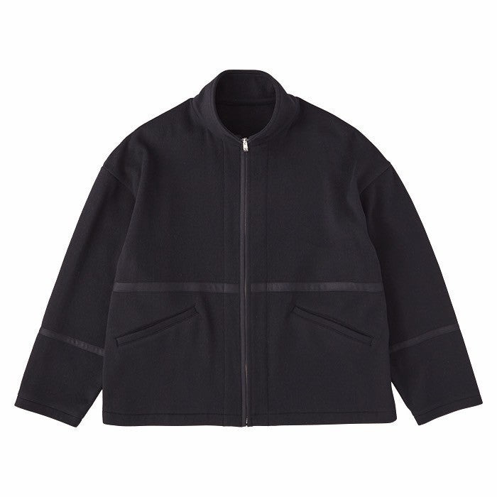 CASHMERE ZIP UP JACKET W/SILVER ZIPPER (BABY CASH)
