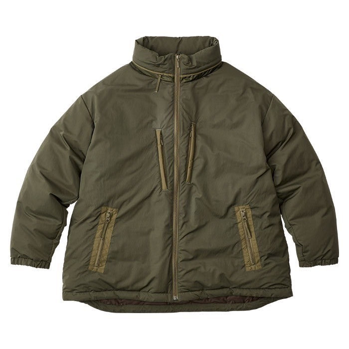 SHEEN NYLON ZIP UP DOWN JACKET
