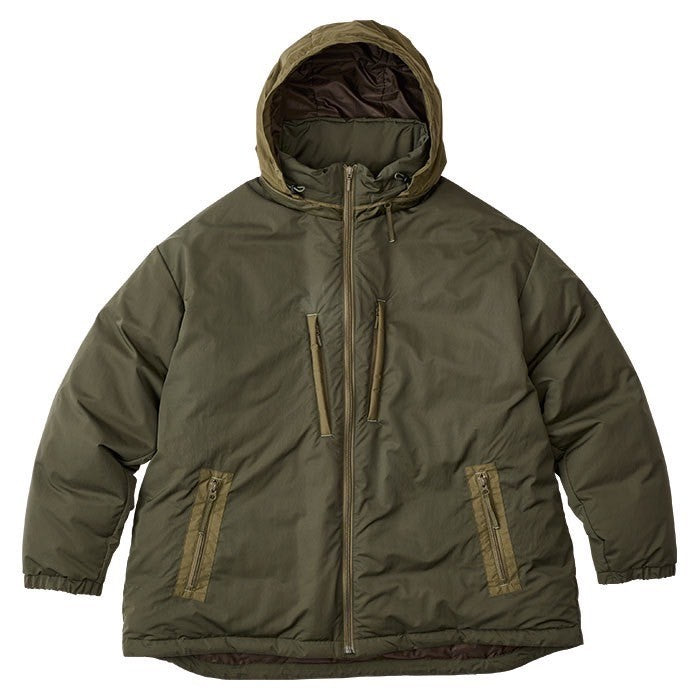 SHEEN NYLON ZIP UP DOWN JACKET