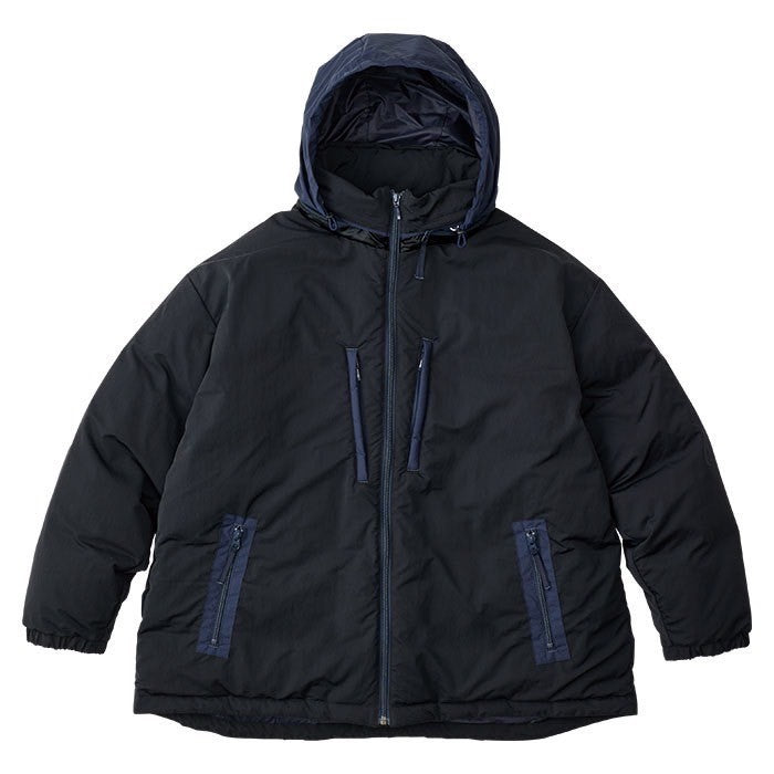 SHEEN NYLON ZIP UP DOWN JACKET