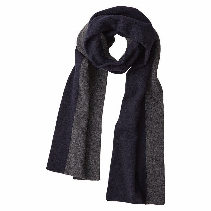 CASHMERE KNIT STOLE TWO TONE COLOR (BABY CASH)