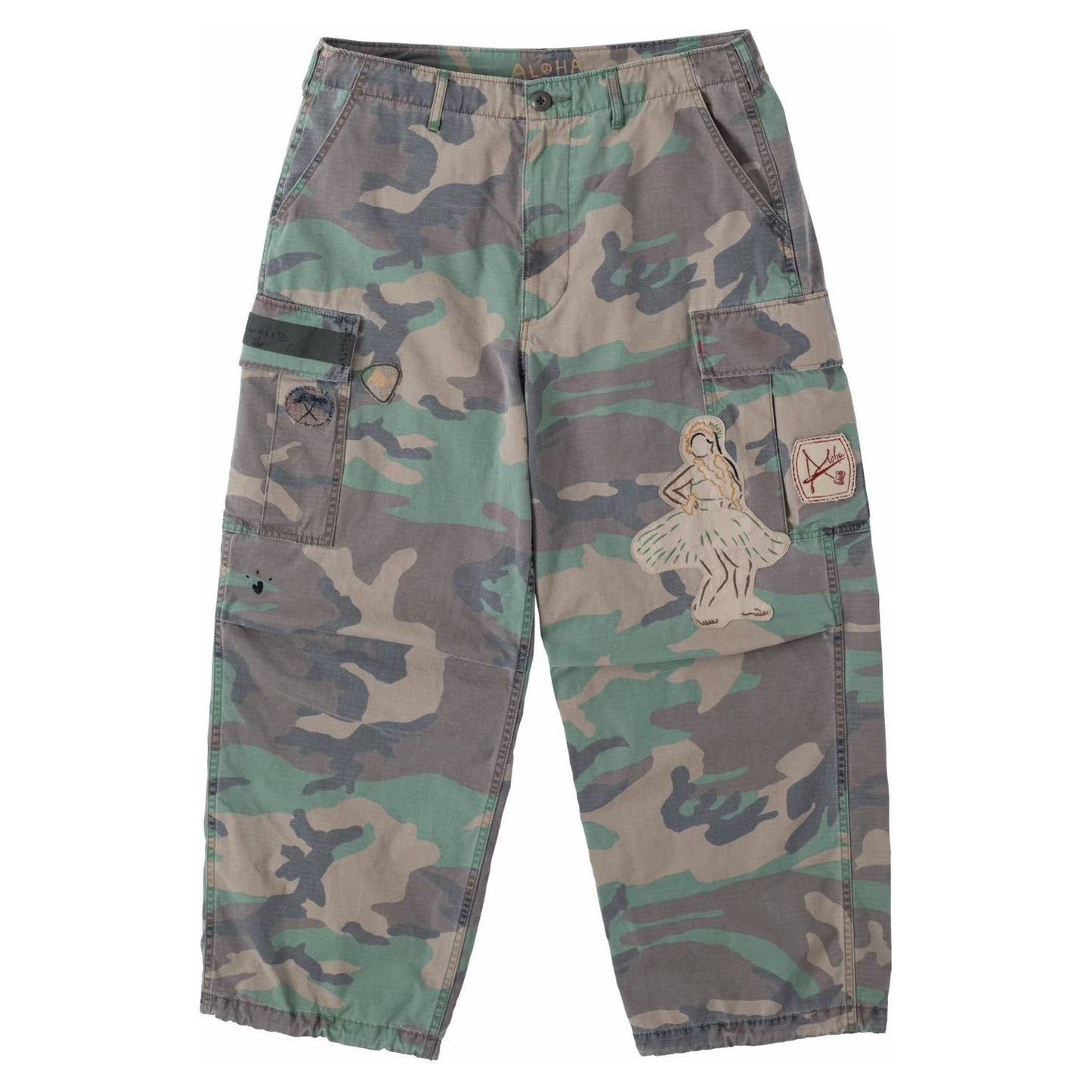 ALOHA CAMOUFLAGE CARGO PANTS