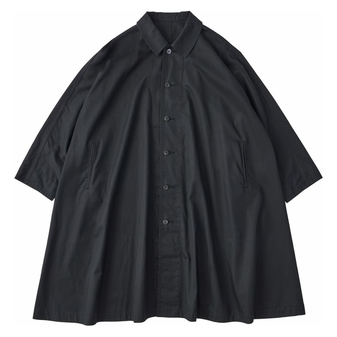 GABARDINE SWING COAT