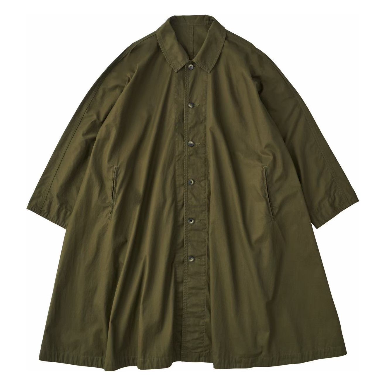 GABARDINE SWING COAT